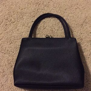 Black evening bag